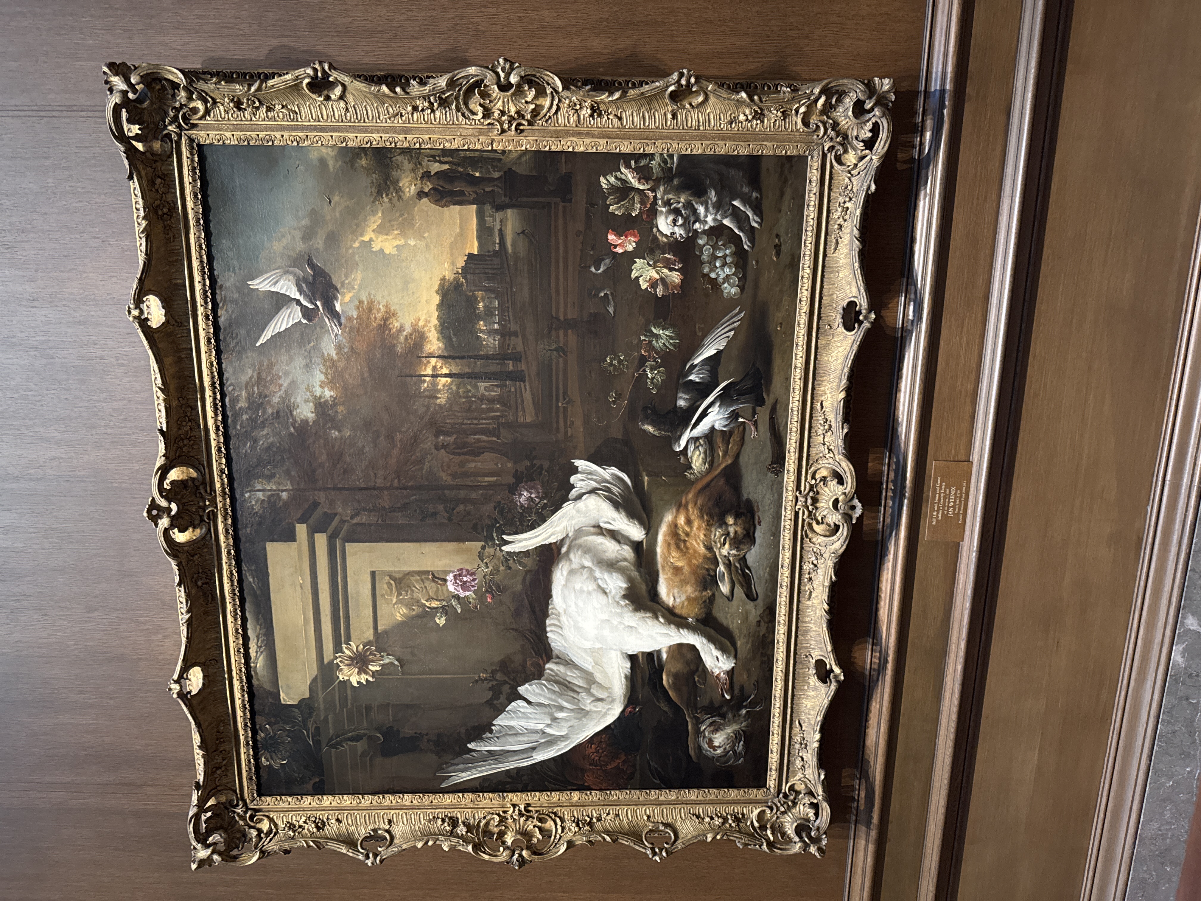 Hunting Still Life with Swan