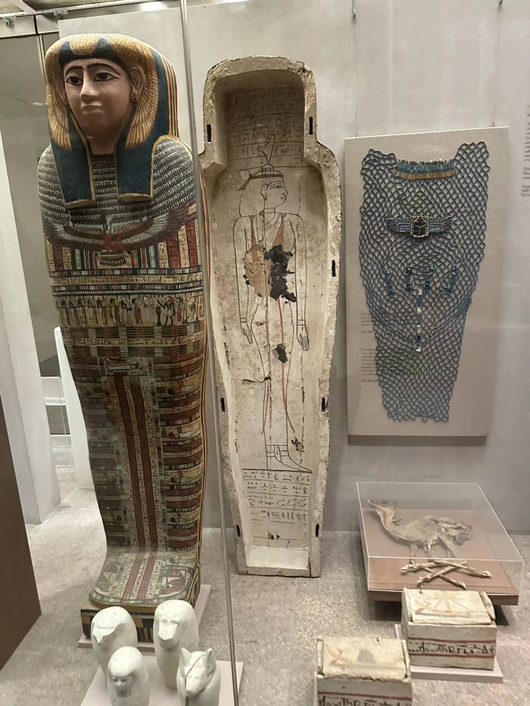 Mummy Coffin and Funerary Objects
