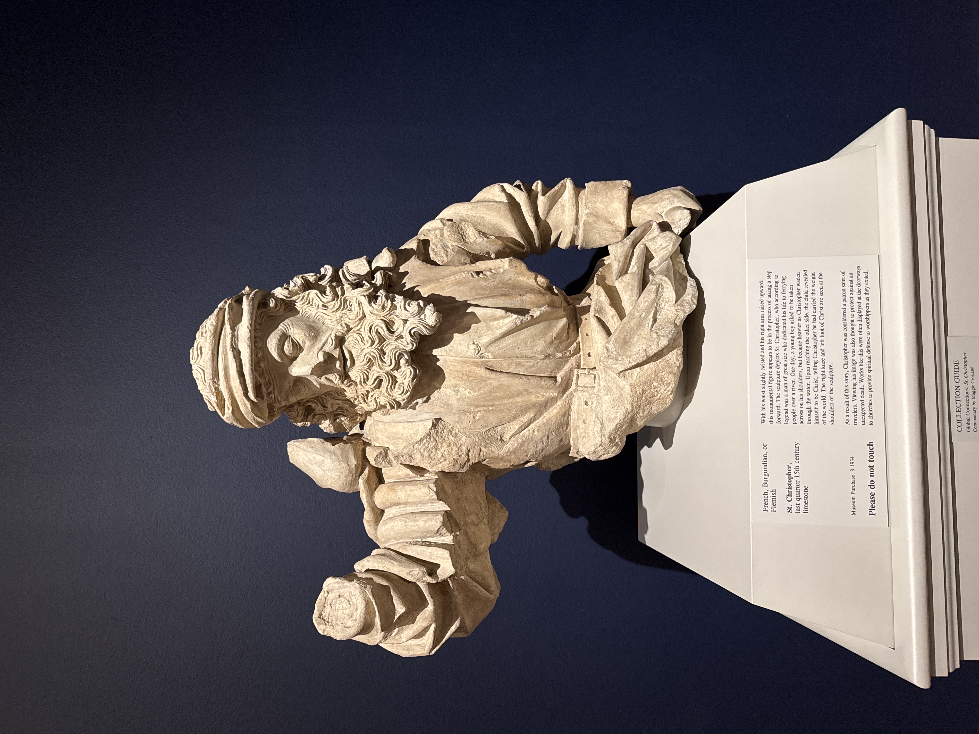 Saint Christopher Sculpture