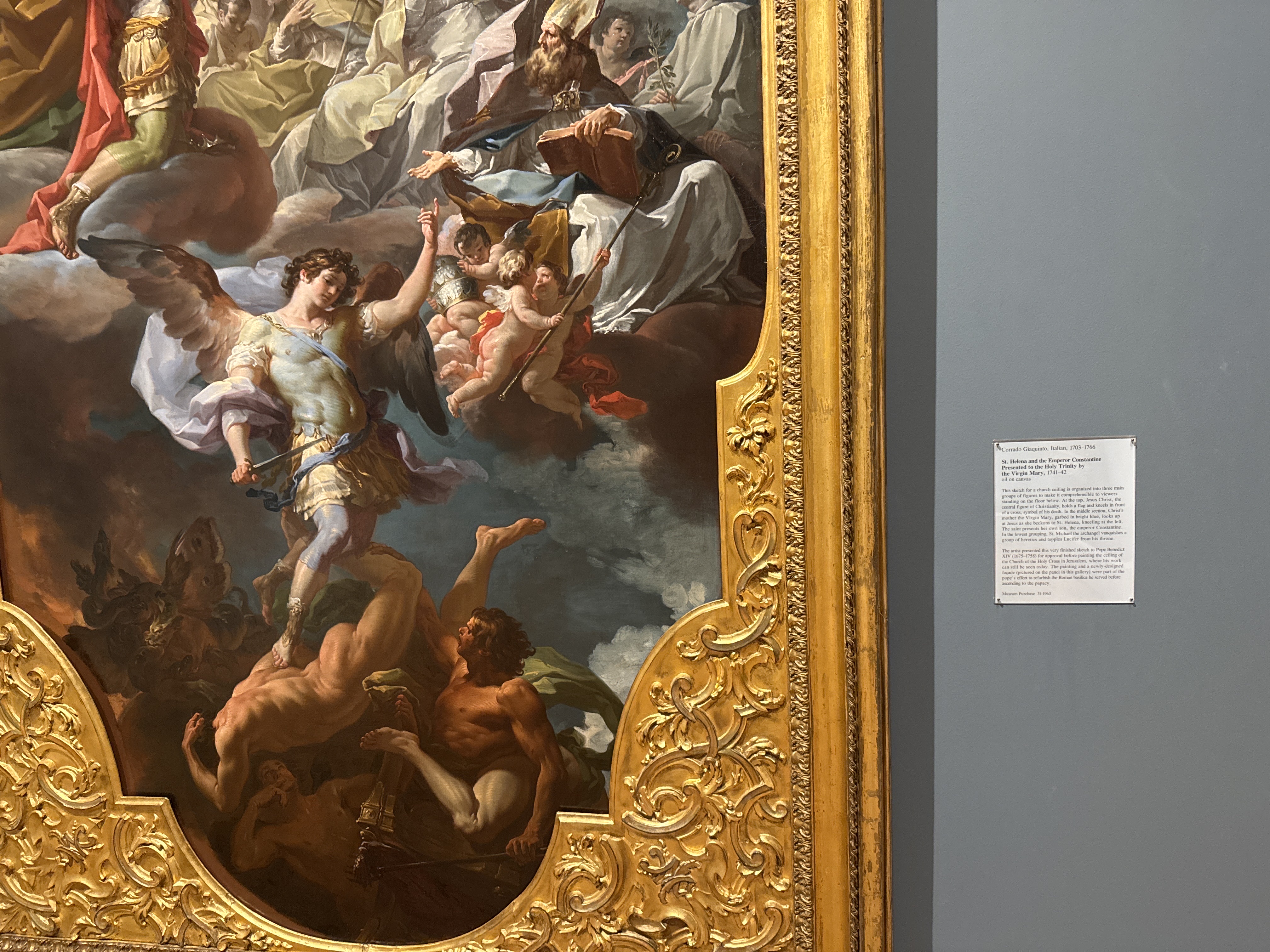 Angel Battling Demons