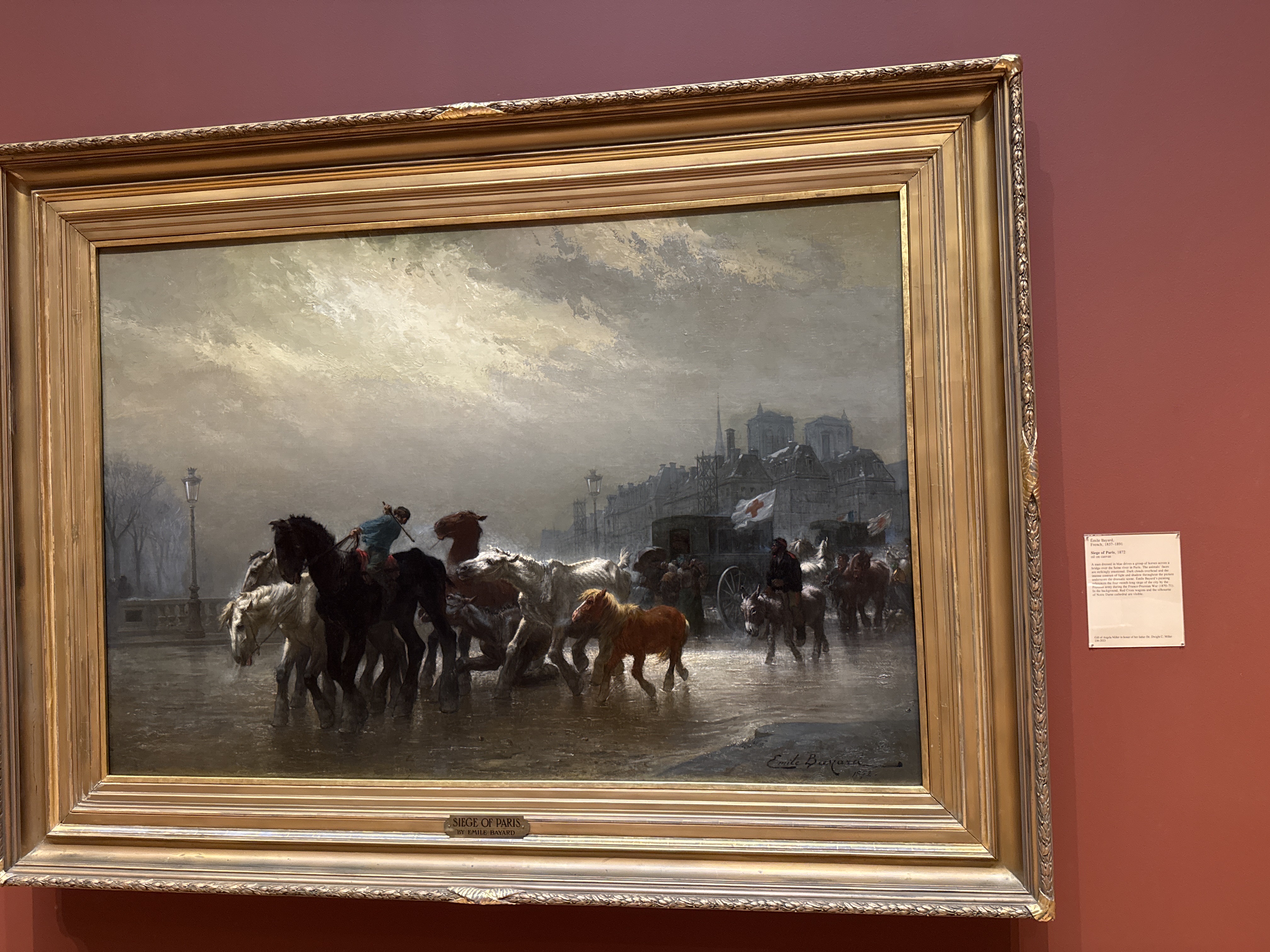 Siege of Paris Painting