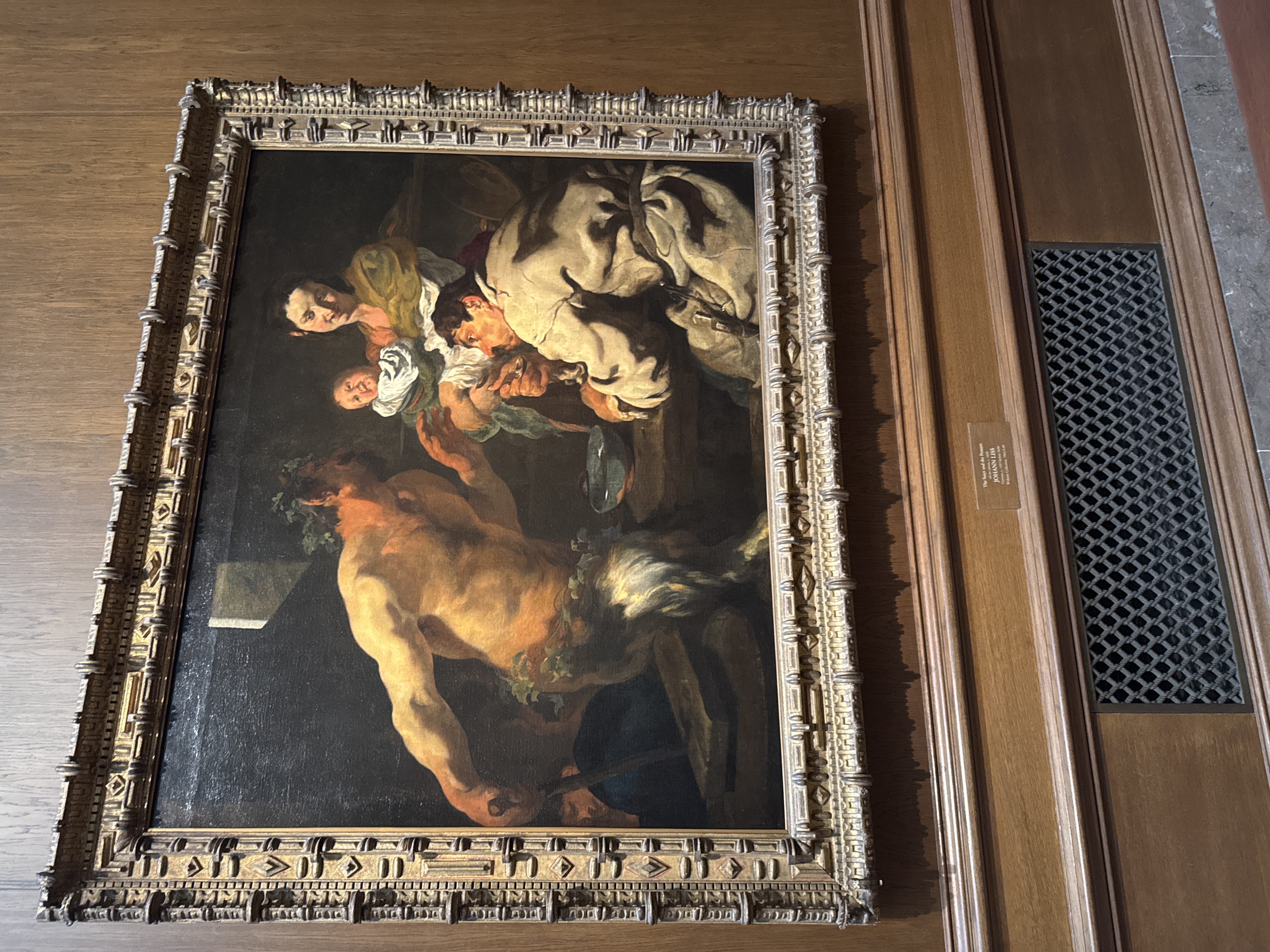 Baroque Mythological Scene with Satyr