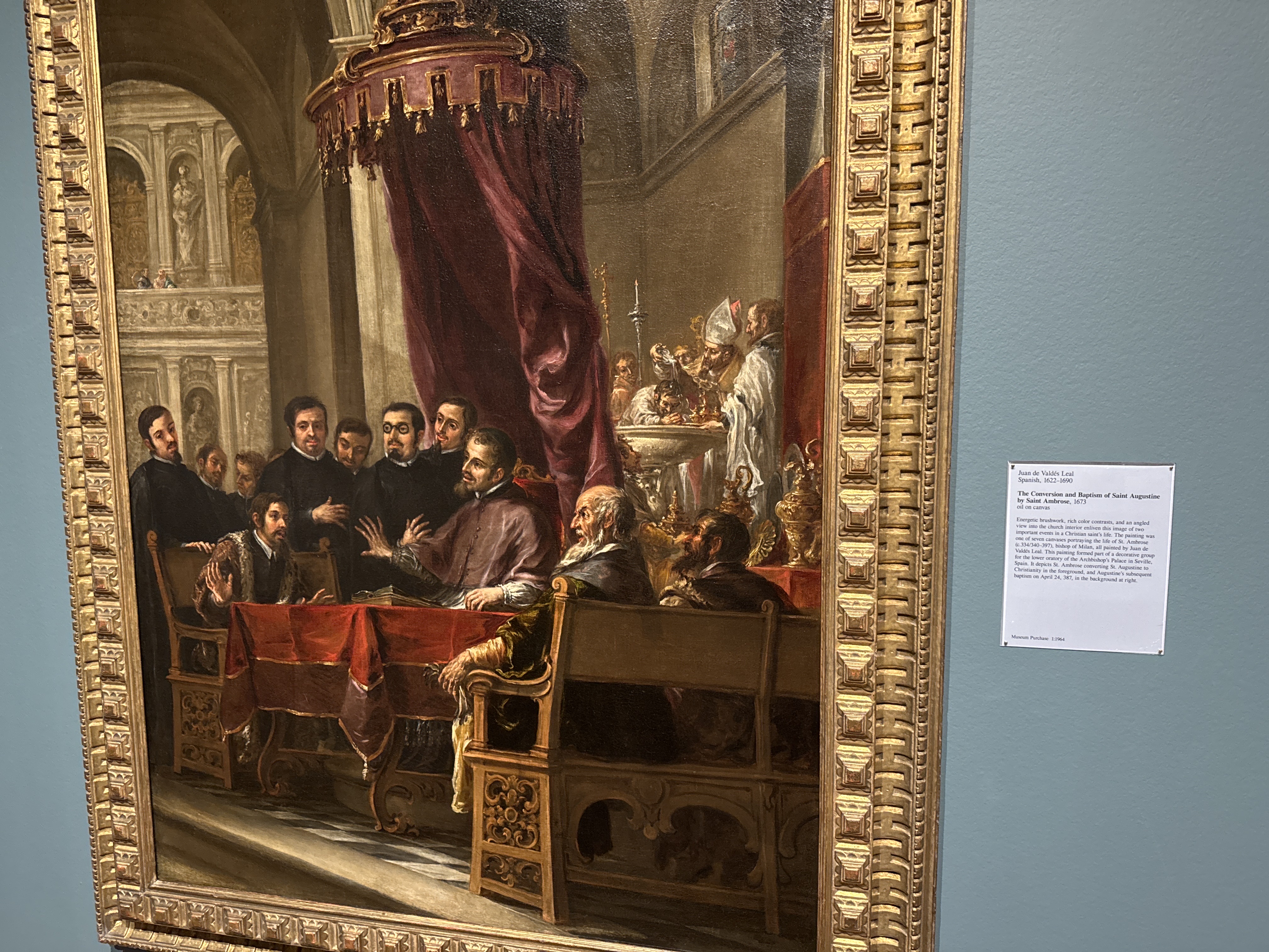 The Conversion and Baptism of Saint Augustine